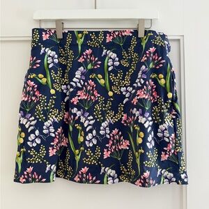 Floral Mini Skirt in Navy by J. McLaughlin